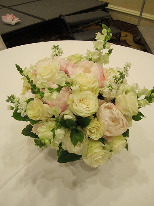 Pale Pink Peonies and Cherry Blossom: Four Seasons Hotel, Tish Long