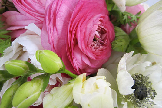 Tish Long Wedding Flowers - Pink/Blush